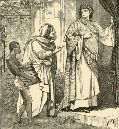 Tarquinius ve Sibyl, 1890. by Unbekannt
