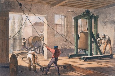 Greenwich fabrikalarında telgraf teli, c1865 by Unbekannt
