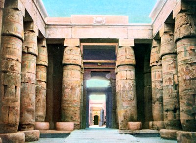 Khonsu Tapınağı, Karnak, Luksor, Mısır, 20. Yüzyıl by Unbekannt
