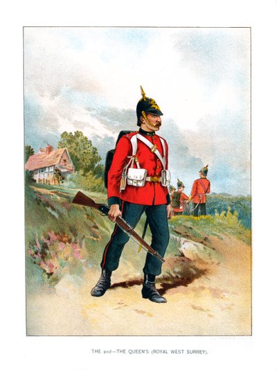 2. The Queens Royal West Surrey, c1890 by Unbekannt