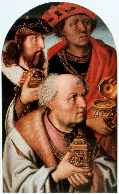 Magi detayının hayranlığı, 15. yüzyıl. by Unbekannt