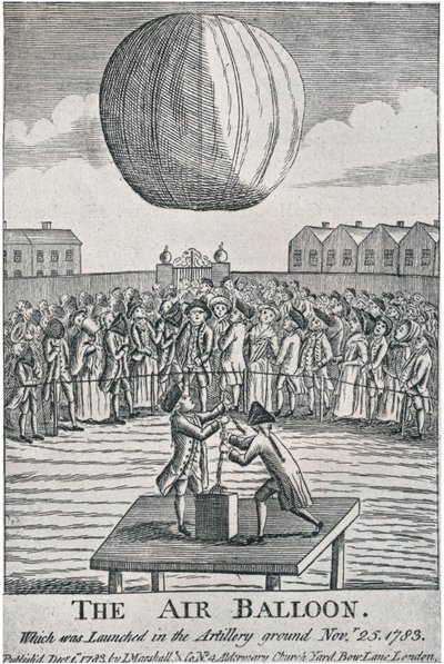 Hava Balonu, 1783, 1920. by Unbekannt