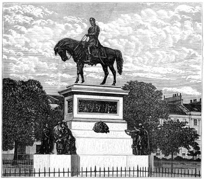 Albert Anıtı, Charlotte Meydanı, Edinburgh, 1900 by Unbekannt