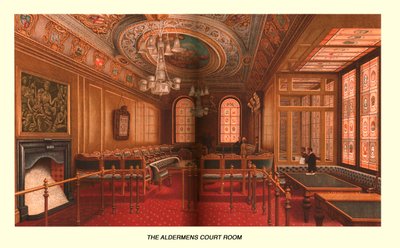 Aldermens Mahkeme Salonu, 1886 by Unbekannt