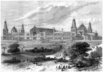 Alexandra Sarayı, Muswell Hill, Londra, 1875 by Unbekannt