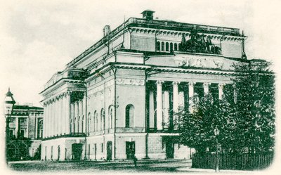Alexandrinsky Tiyatrosu, Saint Petersburg, Rusya, 1890
