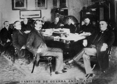 Amerikan Savaş kabinesi, 1898 by Unbekannt