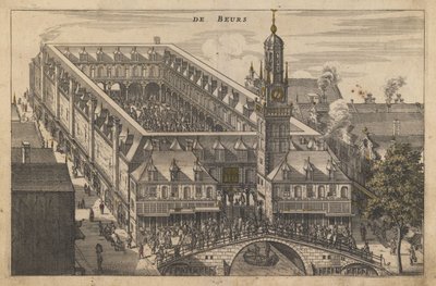 Amsterdam Menkul Kıymetler Borsası, 17. Yüzyılın Başları. by Unbekannt