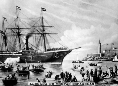 İspanyol Birliklerinin Gelişi, 1860