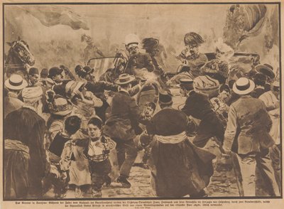 Avusturya Arşidükü Franz Ferdinand ve eşinin Saraybosna