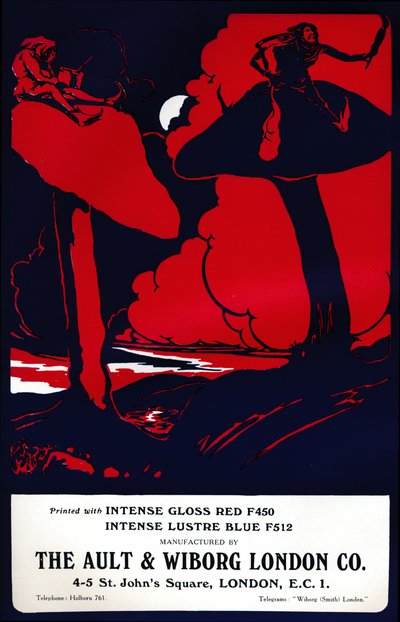 Ault & Wiborg London Co. reklamı, 1919 by Unbekannt