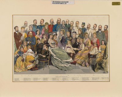 Avusturya İmparatorluk Ailesi, 1879. by Unbekannt