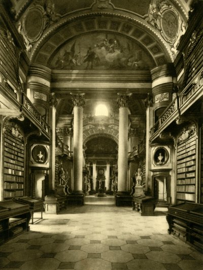 Avusturya Ulusal Kütüphanesi, Viyana, Avusturya, c1935. by Unbekannt