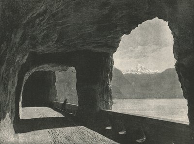 Axenstrasse, Fluelen yakınlarında, İsviçre, 1895. by Unbekannt