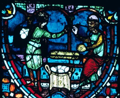 Fırıncılar, vitray, Chartres Katedrali, Fransa, 1194-1260 by Unbekannt