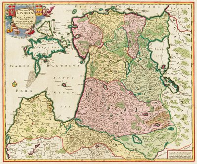 Baltık Denizi Nereden: Nova Tabula, 1705 by Unbekannt