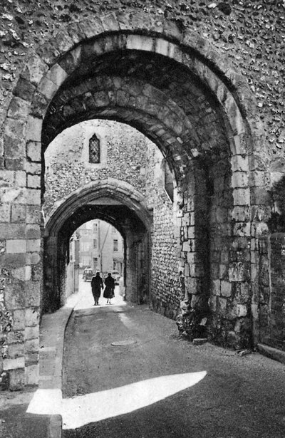 Barbican Kemerleri, Lewes, Doğu Sussex, c1900s-c1920s by Unbekannt
