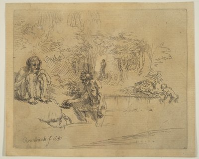 Yıkananlar, 1651. by Unbekannt