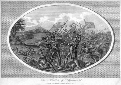 Agincourt Savaşı, 1415, 1792 by Unbekannt