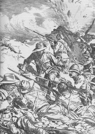 Spion Kop Savaşı, Boer Savaşı, Güney Afrika, 1900 1906 by Unbekannt