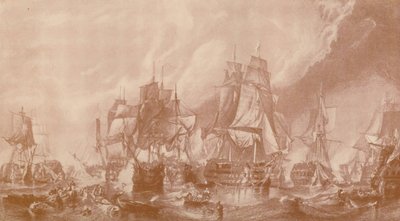 Trafalgar Savaşı, 1805, 1896. by Unbekannt