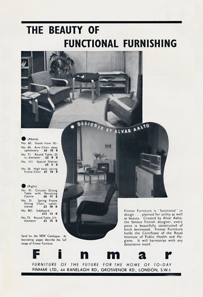 Fonksiyonel Mobilyanın Güzelliği - Finmar, 1939 by Unbekannt