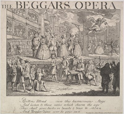 Dilenciler Operası, 1728. by Unbekannt