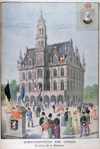 1900 Evrensel Sergisinde Belçika pavyonu, Paris, 1900 by Unbekannt