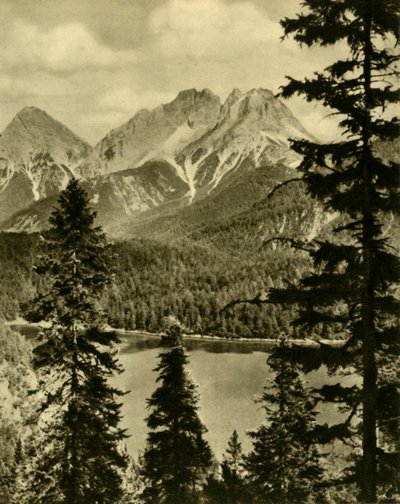 Blindsee ve Fern Geçidi, Tirol, Avusturya, c1935. by Unbekannt