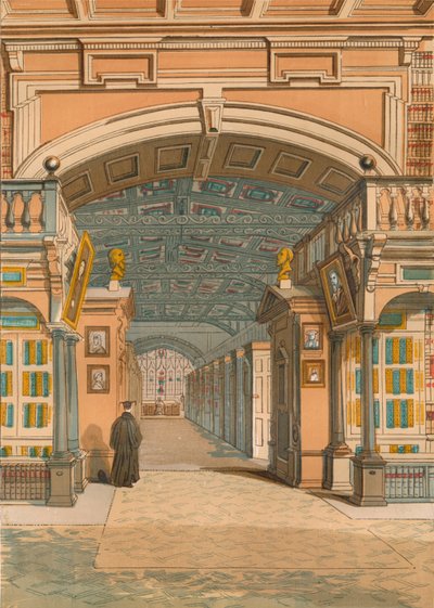 Bodleian Kütüphanesi, Oxford, c1845, 1864 by Unbekannt