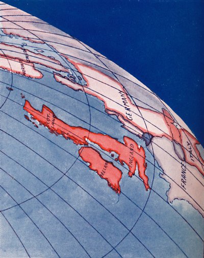 Britanya Adaları ve Kuzey Avrupa, 1935 yaz ortası günü 18:00'de by Unbekannt