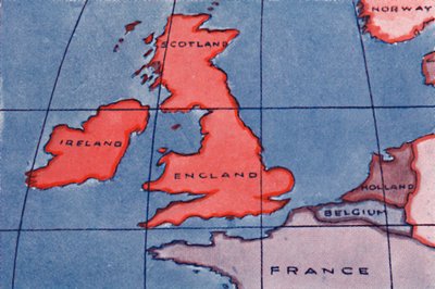 Britanya Adaları ve Kuzey Avrupa, 1935 ilkbahar veya sonbaharında öğle saatlerinde by Unbekannt