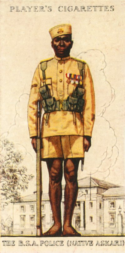 İngiliz Güney Afrika Polisi Yerli Askari, 1936. by Unbekannt