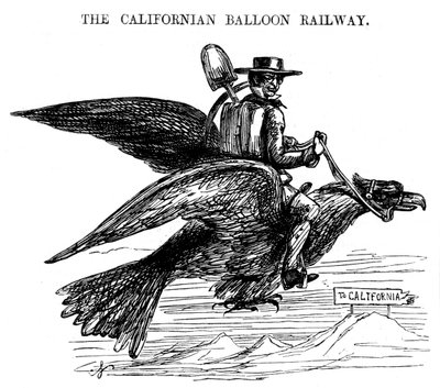 Kaliforniya Balon Demiryolu, California Gold Rush