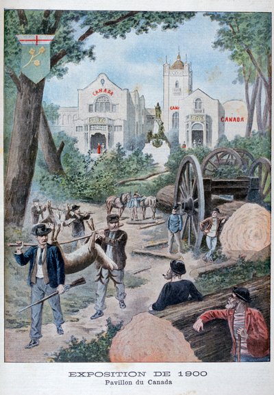 1900 Evrensel Sergisinde Kanada pavyonu, Paris, 1900 by Unbekannt