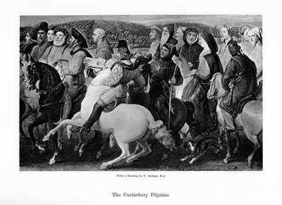Canterbury hacıları, 19. yüzyıl by Unbekannt