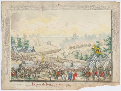 7 Haziran 1828, 1829'da Brailov kalesinin ele geçirilmesi by Unbekannt