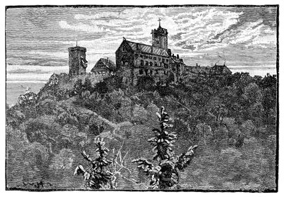 Wartburg Kalesi, 1900 by Unbekannt