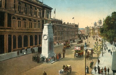 Cenotaph, Whitehall, Londra, c1920. by Unbekannt