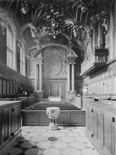 Şapel, Hampton Court Sarayı, 1903 by Unbekannt