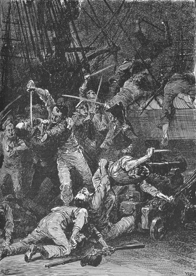 Şilili Cutlasses Güverteyi Süpürdü, 1902 by Unbekannt