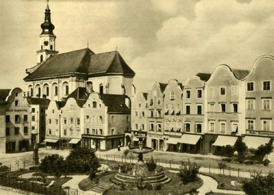 St George Kilisesi, Schärding am Inn, Yukarı Avusturya, c1935. by Unbekannt