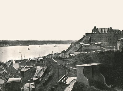 Citadelle ve St Lawrence Nehri, Quebec, Kanada, 1895. by Unbekannt