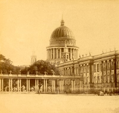 Şehir Sarayı ve St. Nicholas Kilisesi, Potsdam, Almanya, c1900. by Unbekannt