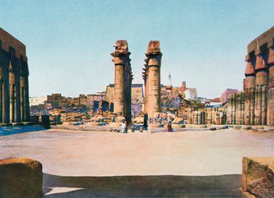 Amenhotep III Colonnade, Luksor Tapınağı, Mısır, 20. yüzyıl by Unbekannt