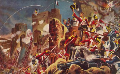 Connaught Rangers. Badajoz Kalesi