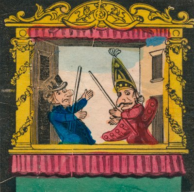 Constable ve Punch, 18. yüzyılın sonları ve 19. yüzyılın başlarında by Unbekannt