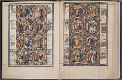 Yaratılış. İncil ahlakı Codex Vindobonensis 2554, yaklaşık 1250 by Unbekannt