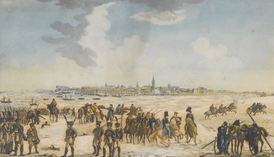 Rus Ordusu tarafından Düsseldorf yakınlarında Ren Geçişi, 13 Ocak 1814, 1814 by Unbekannt