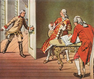 Veliaht Prens ve müzik öğretmeni, 1729, 1936